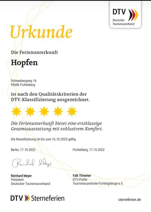 Ferienwohnungen Hopfen Und Malz Fichtelberg Ngoại thất bức ảnh